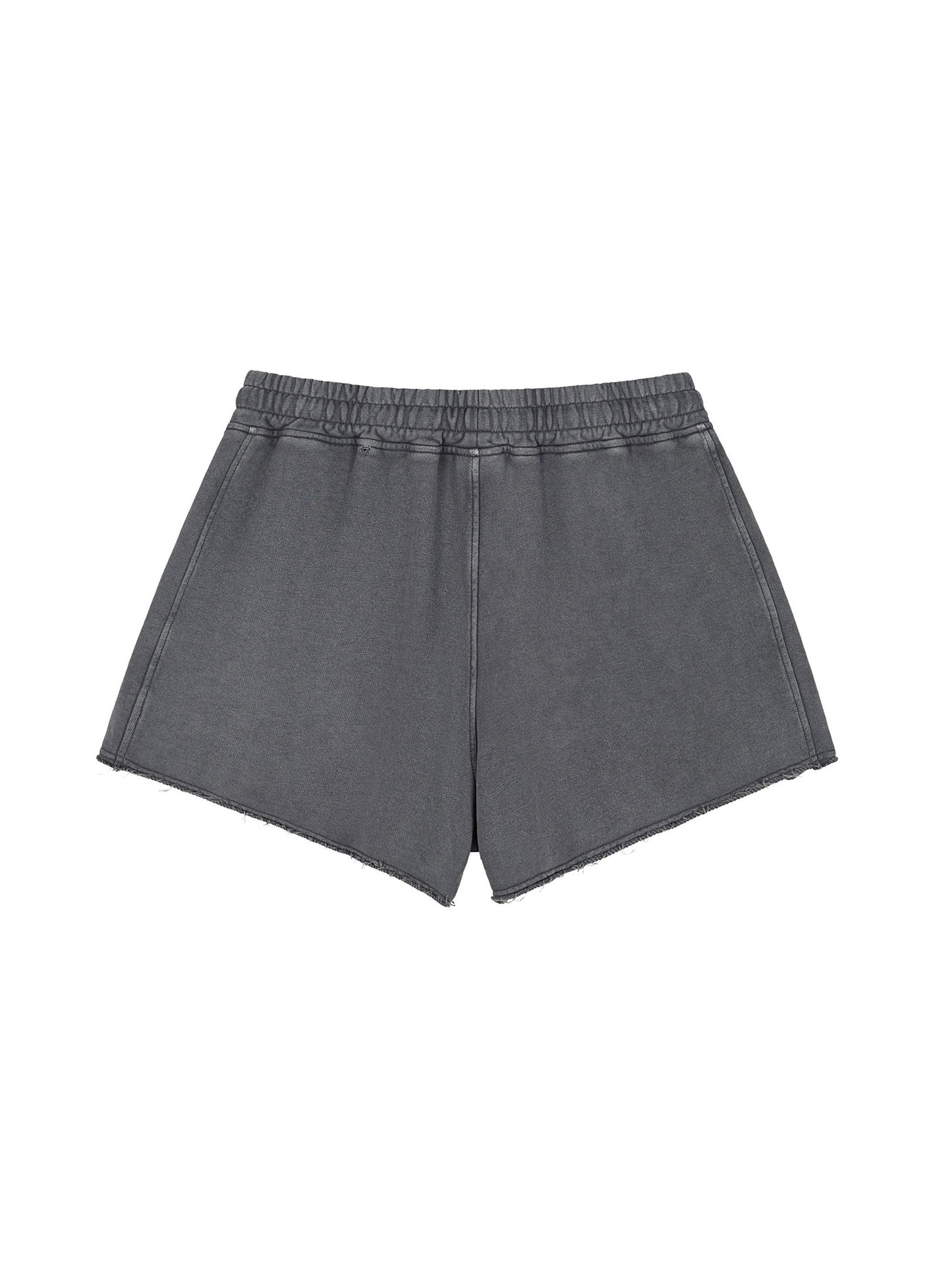 Snow washed,Raw edge,Drawstring ,Shorts ,Womens