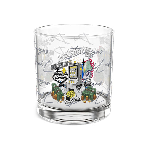 FOURTH HAVEN JACKPOT EDITION SHOT GLASS.