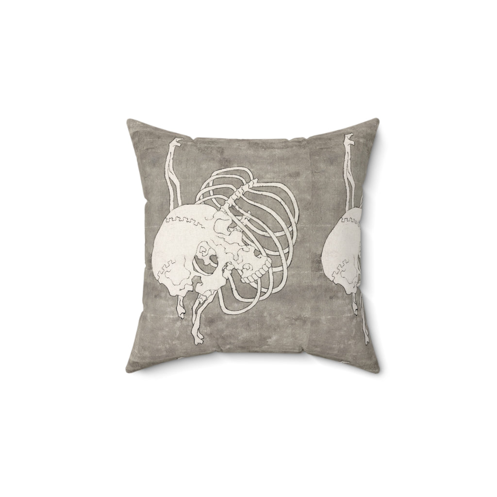 MAISON CODEX FAUX SUEDE ARCHIVE PILLOW.