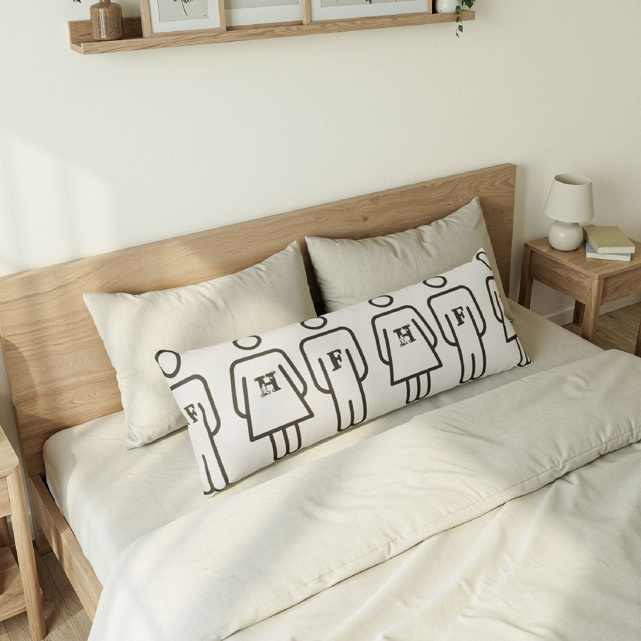 MAISON CODEX MONOGRAM INTIMACY BODY PILLOW.