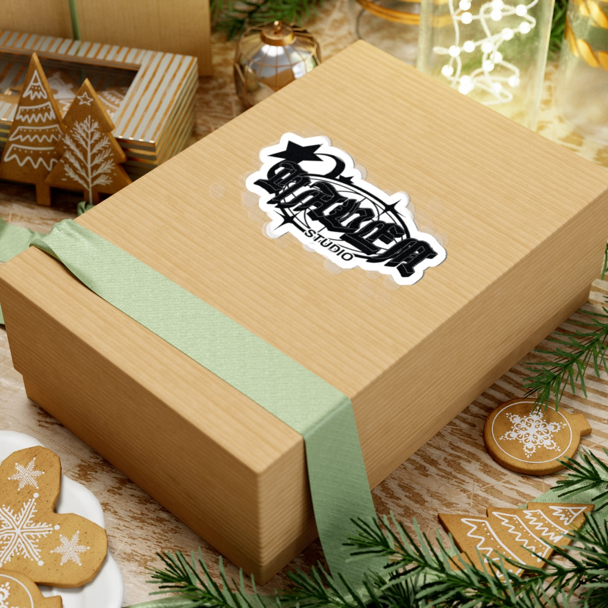 MAISON CODEX  BLACK CODEX KISS CUT STICKER.