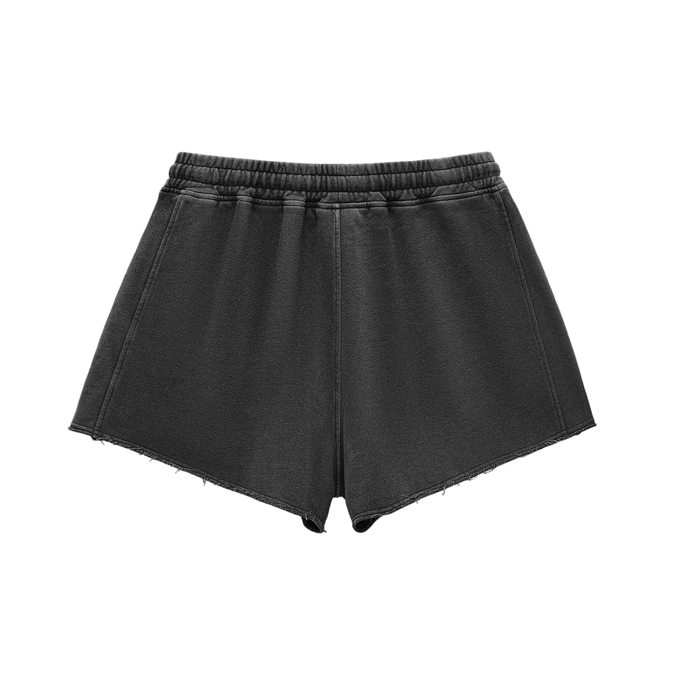 Snow washed,Raw edge,Drawstring ,Shorts ,Womens