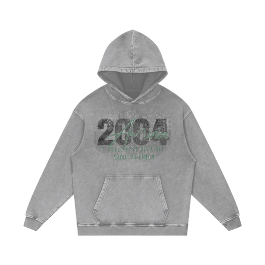 Light grey,Acid wash ,Hoodie,Oversized 