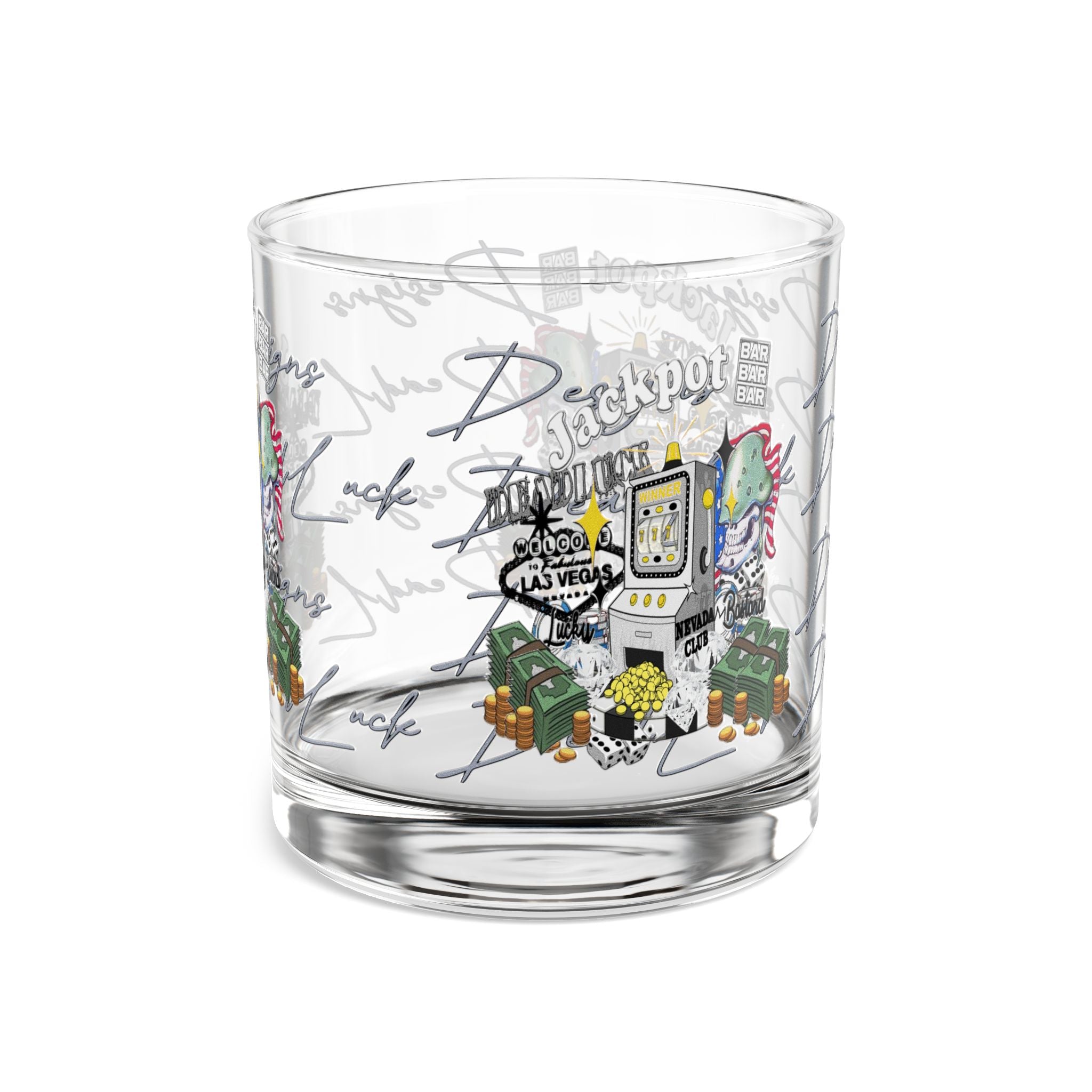 FOURTH HAVEN JACKPOT EDITION SHOT GLASS.