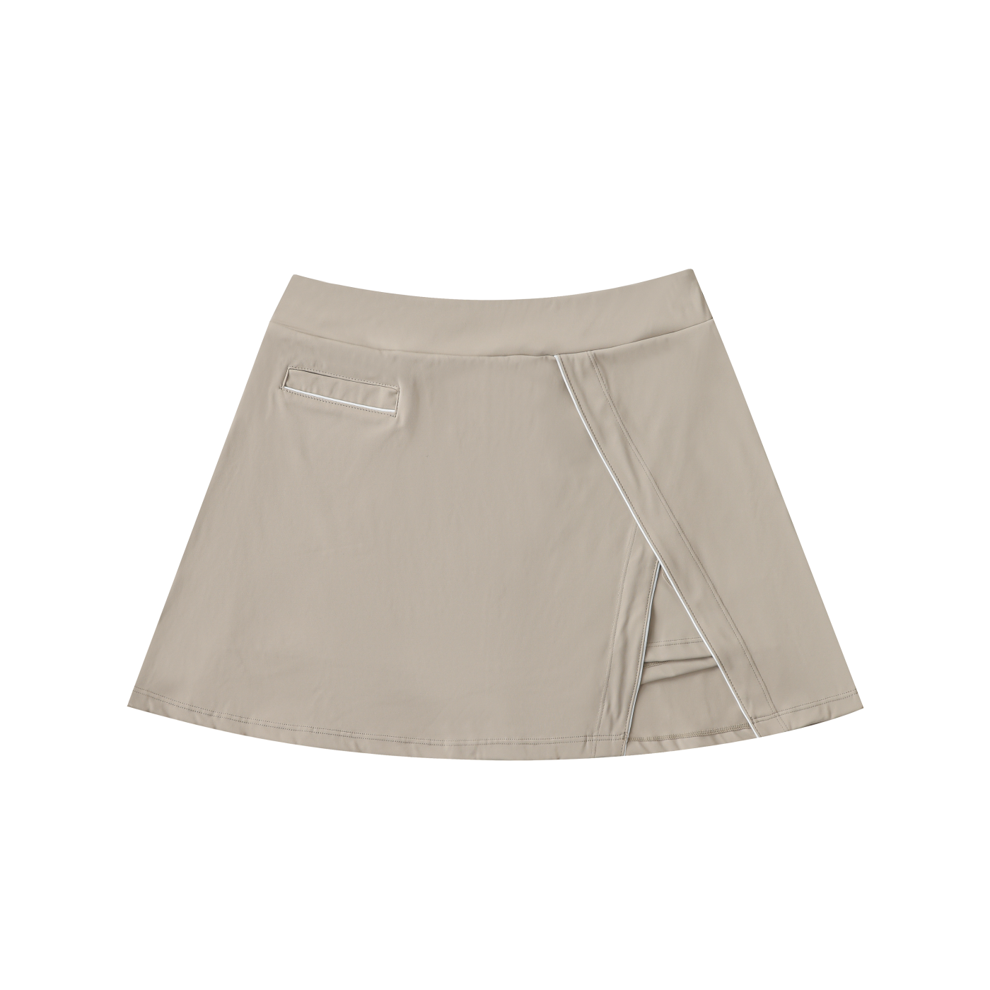 High waist,Pocketed ,A line skirt,Women