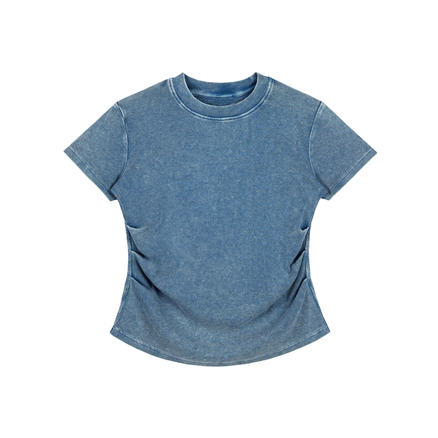 Vintage washed,Bodycon,Cotton t - shirt ,280gsm,Womens,Essentials