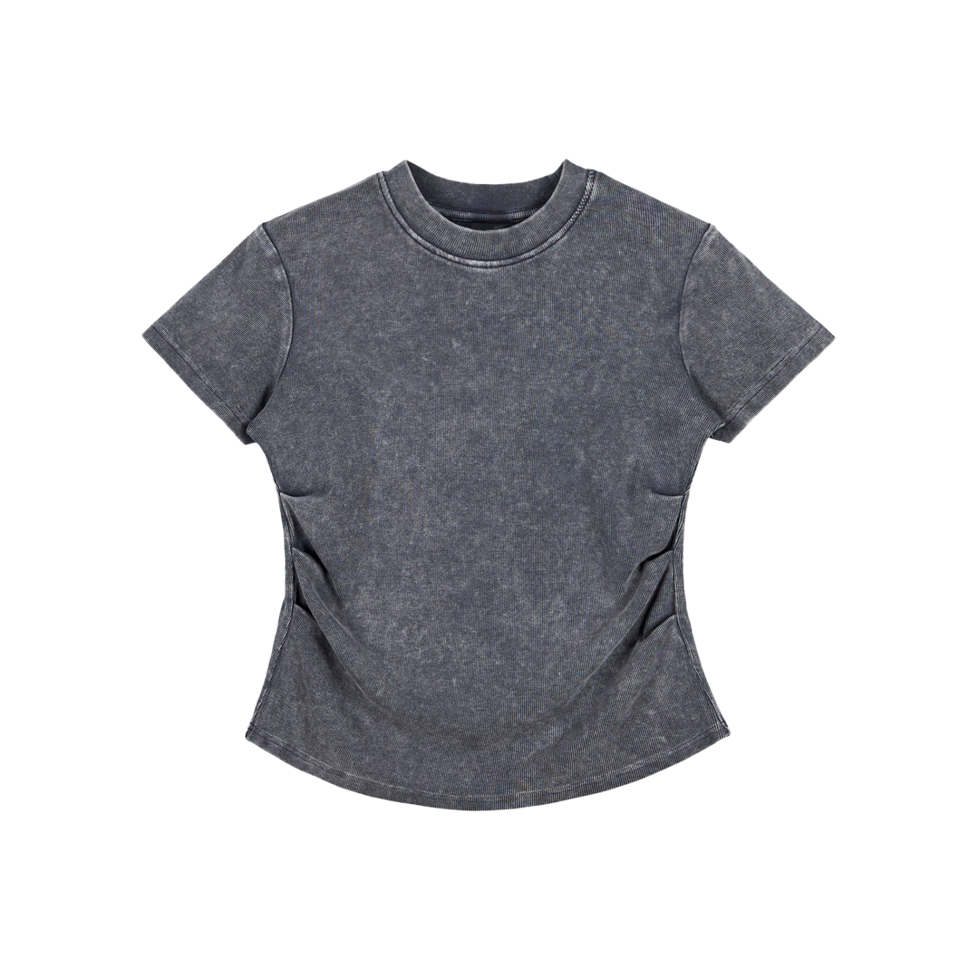 Vintage washed,Bodycon,Cotton t - shirt ,280gsm,Womens,Essentials