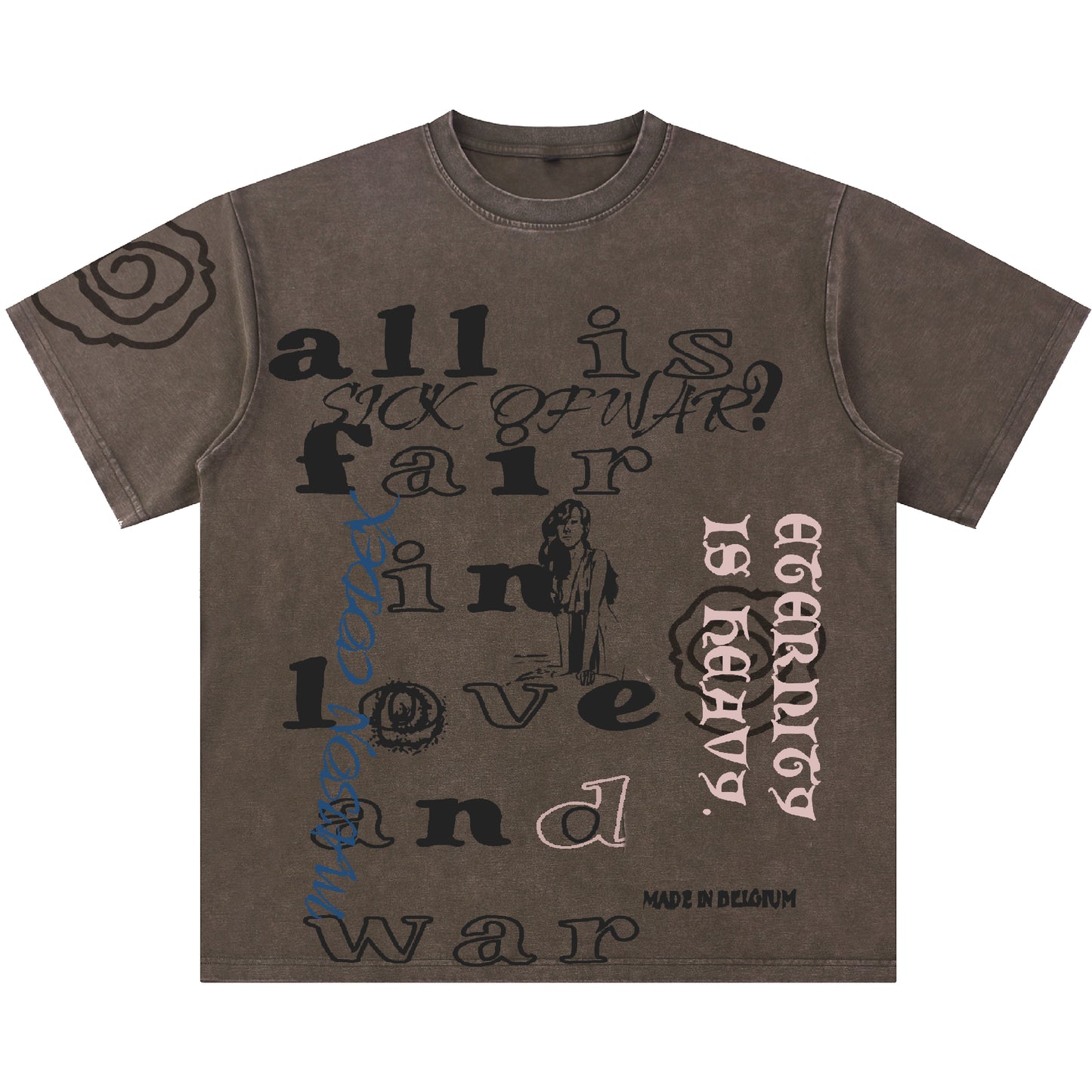 Love N War Tee (Brown)