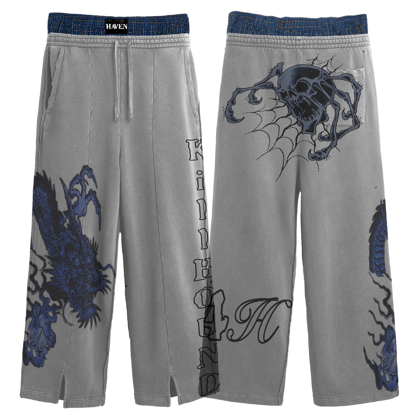 4Haven Dragon Skull Sweatpants