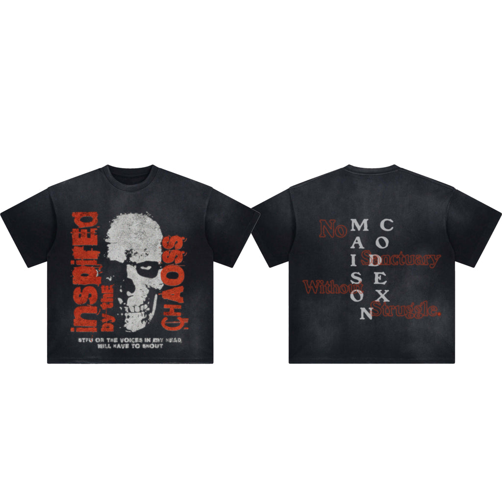 MAISON CODEX SUNFADE OSSUARY TEE.