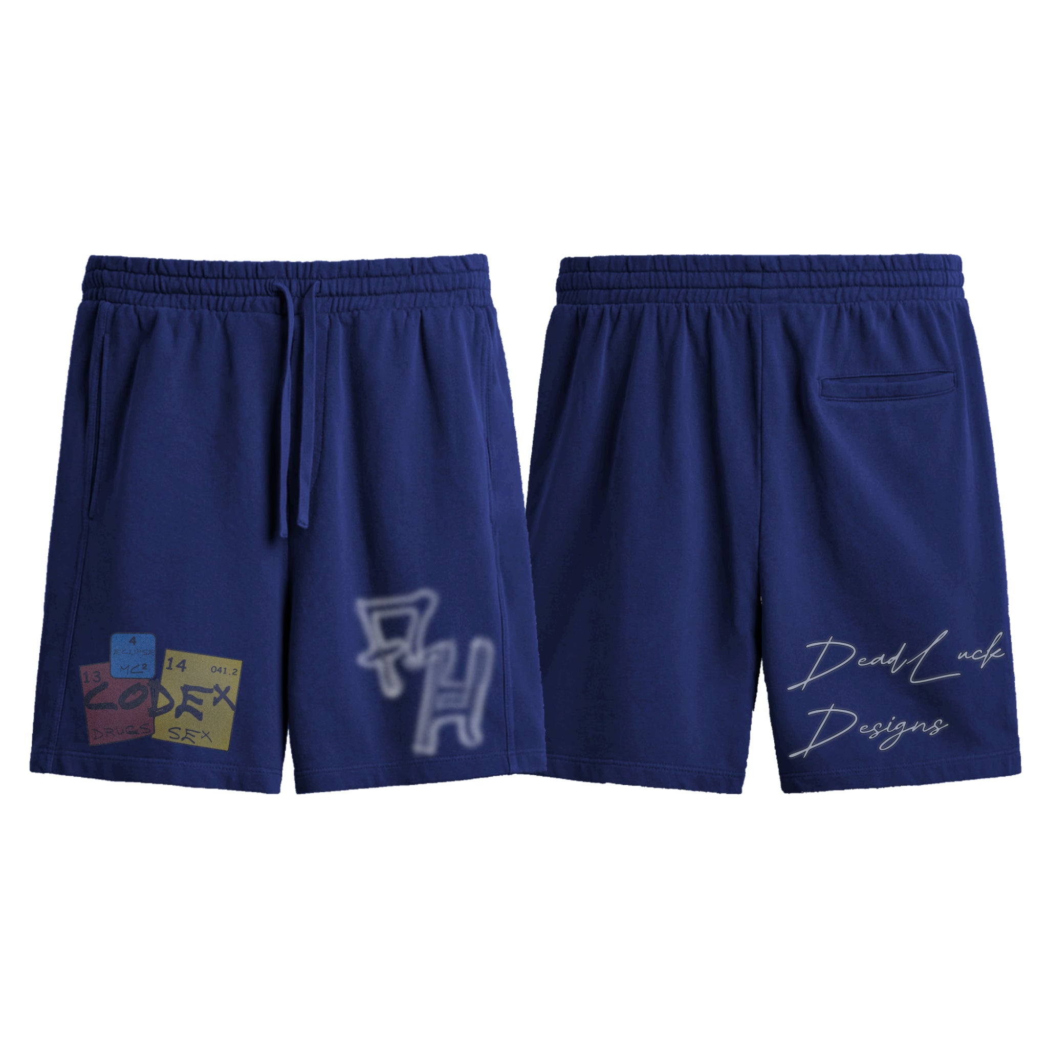 MAISON CODEX VINTAGE NAVY ARCHIVE SHORT.