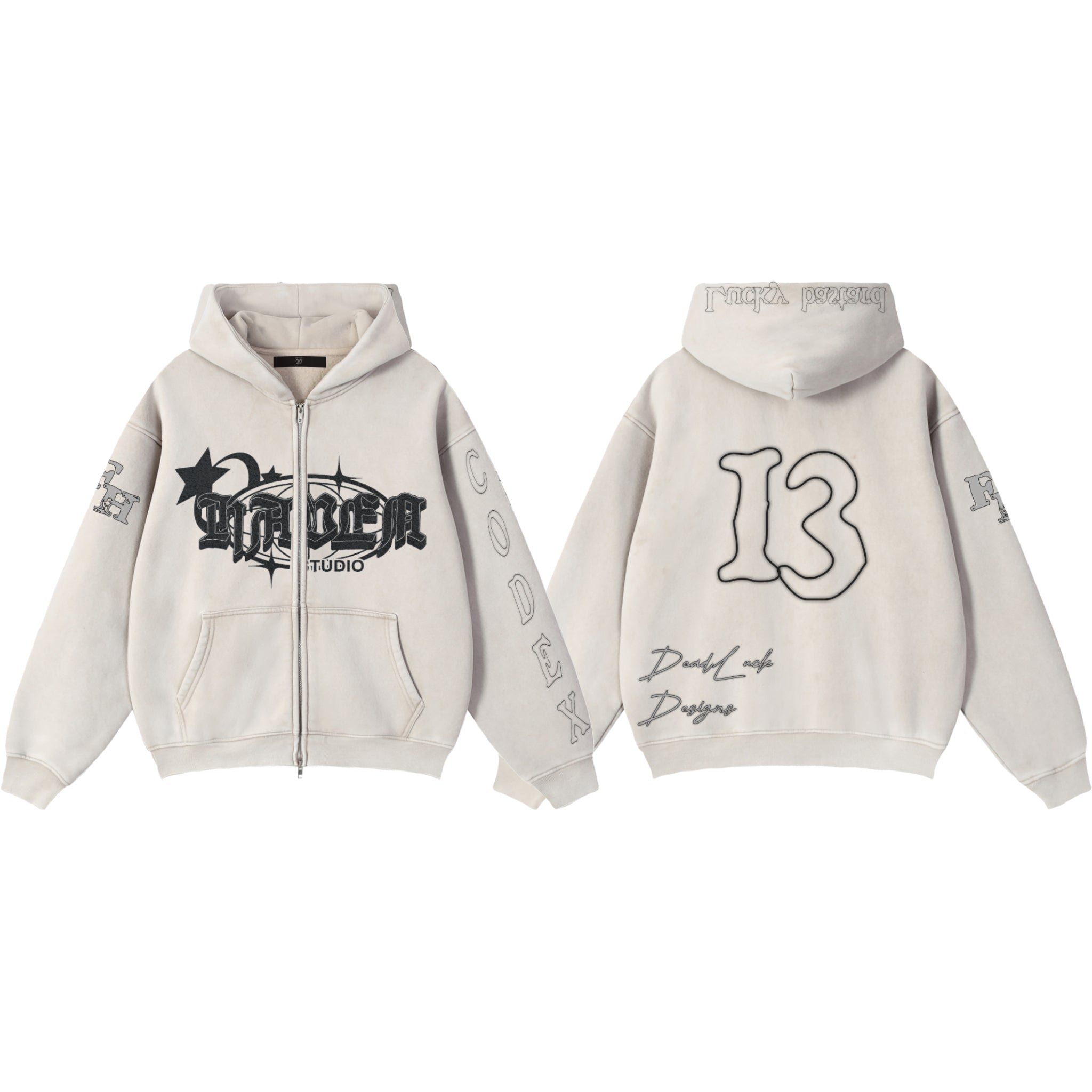 MAISON CODEX BONE DOMINION ZIP.