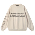 Maison Codex Snow Washed Oversized Sweatshirt.