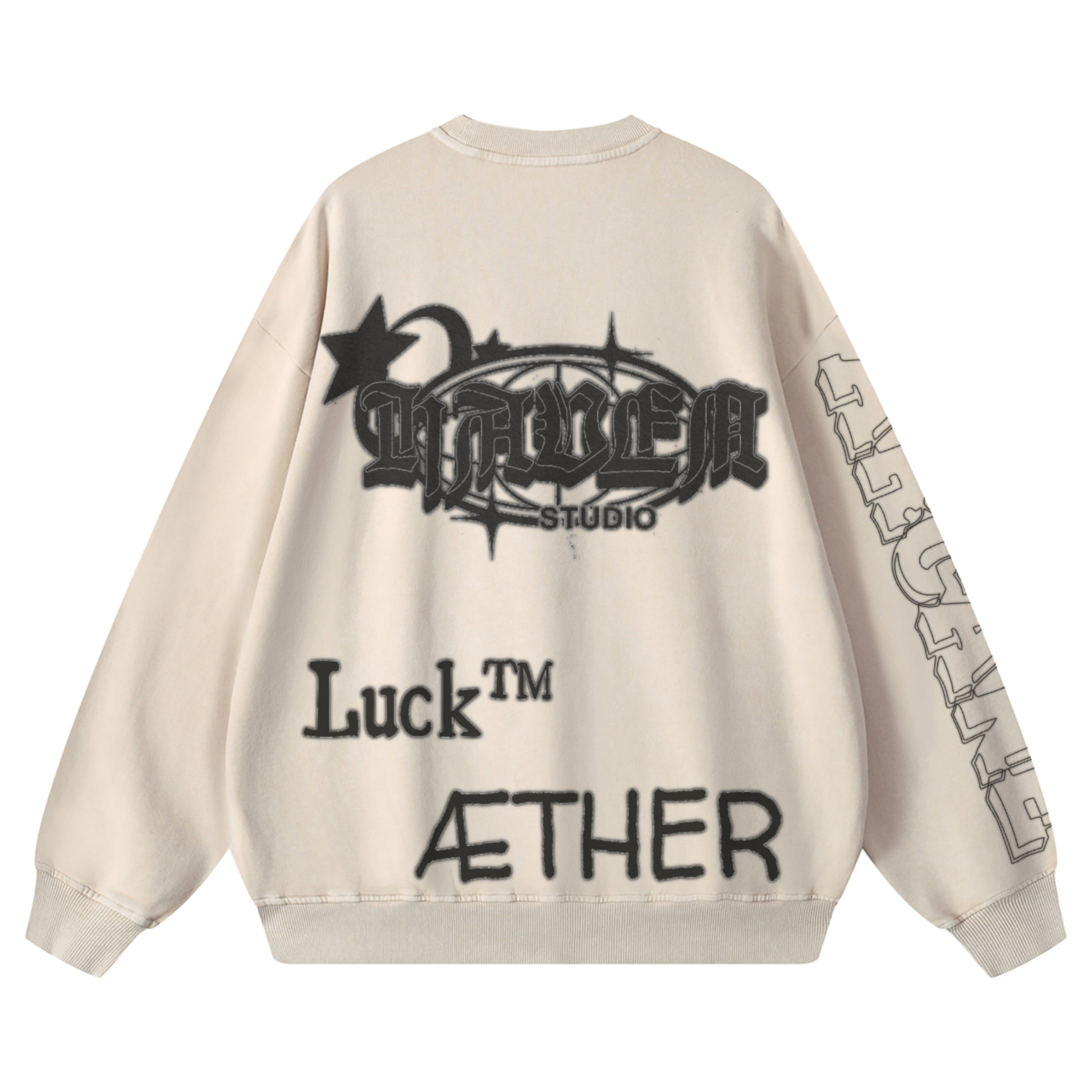 Maison Codex Snow Washed Oversized Sweatshirt.