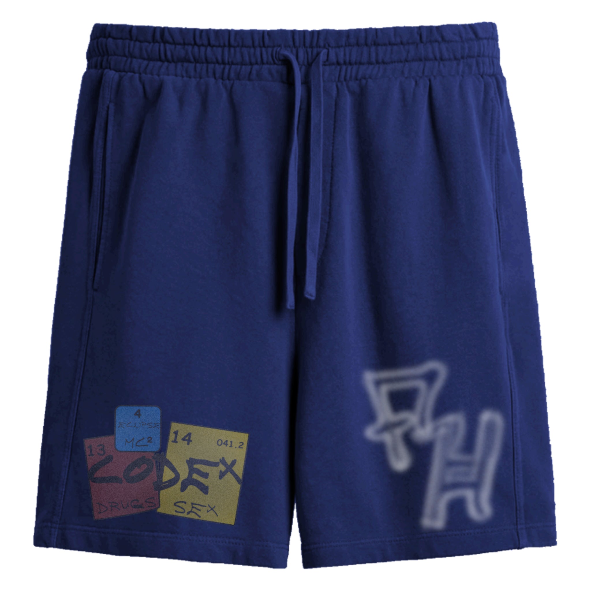 MAISON CODEX VINTAGE NAVY ARCHIVE SHORT.