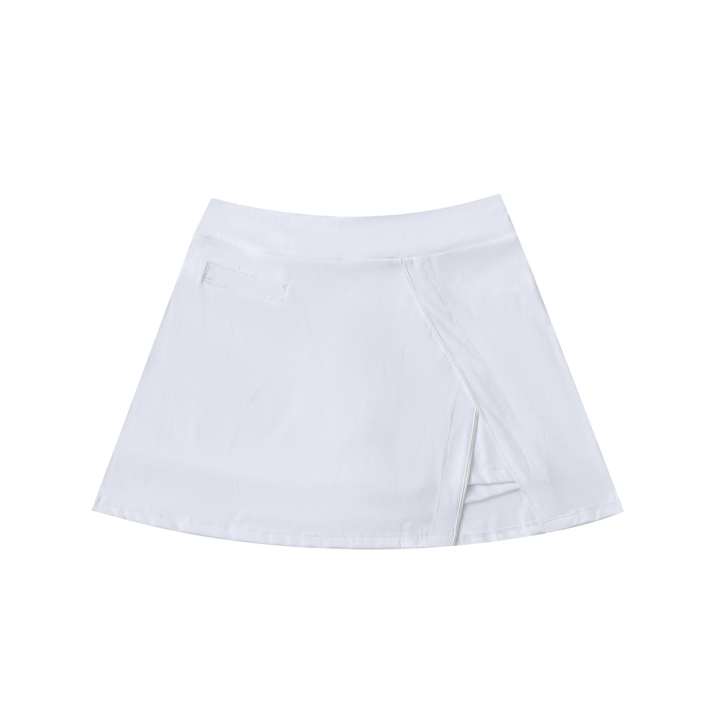 High waist,Pocketed ,A line skirt,Women