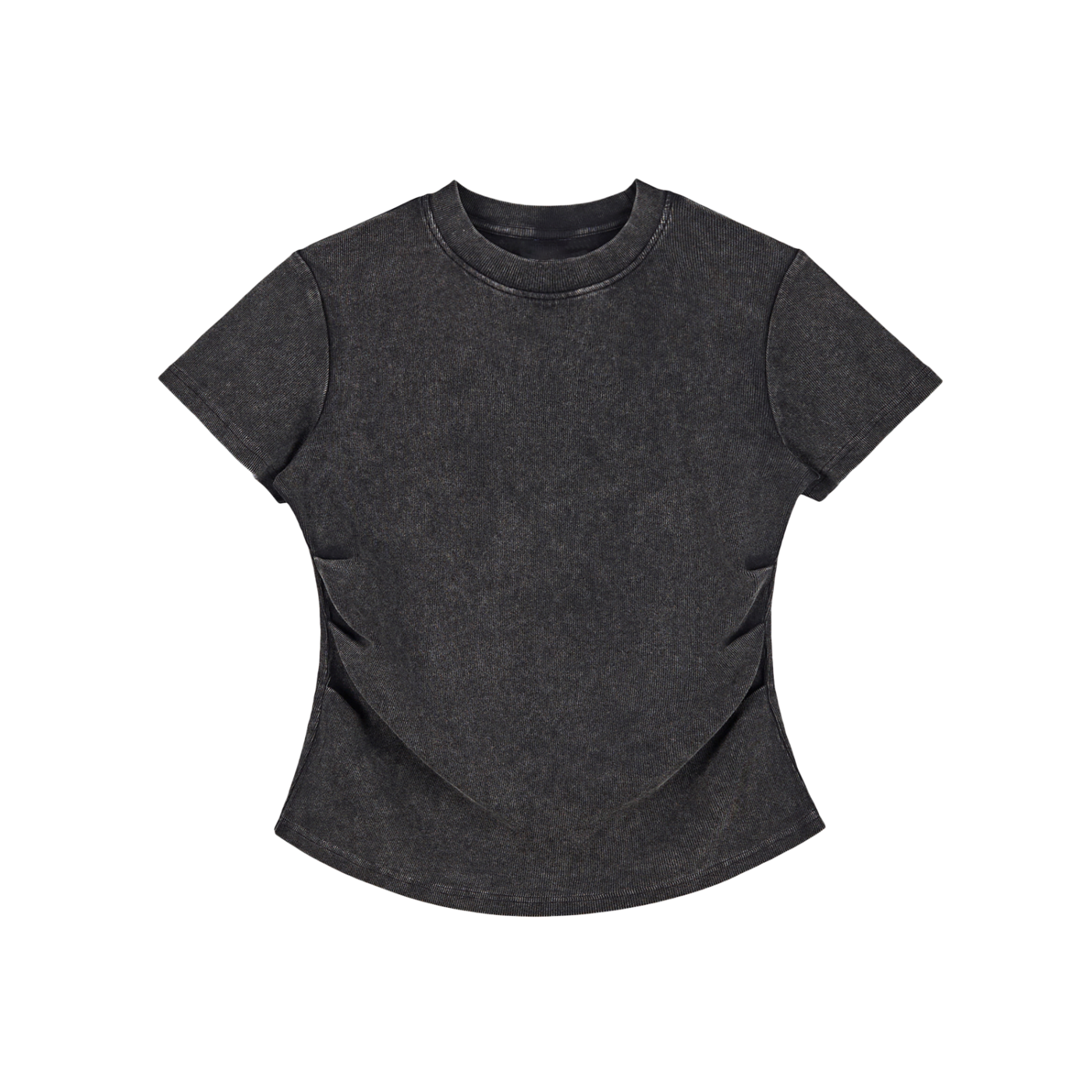 Vintage washed,Bodycon,Cotton t - shirt ,280gsm,Womens,Essentials