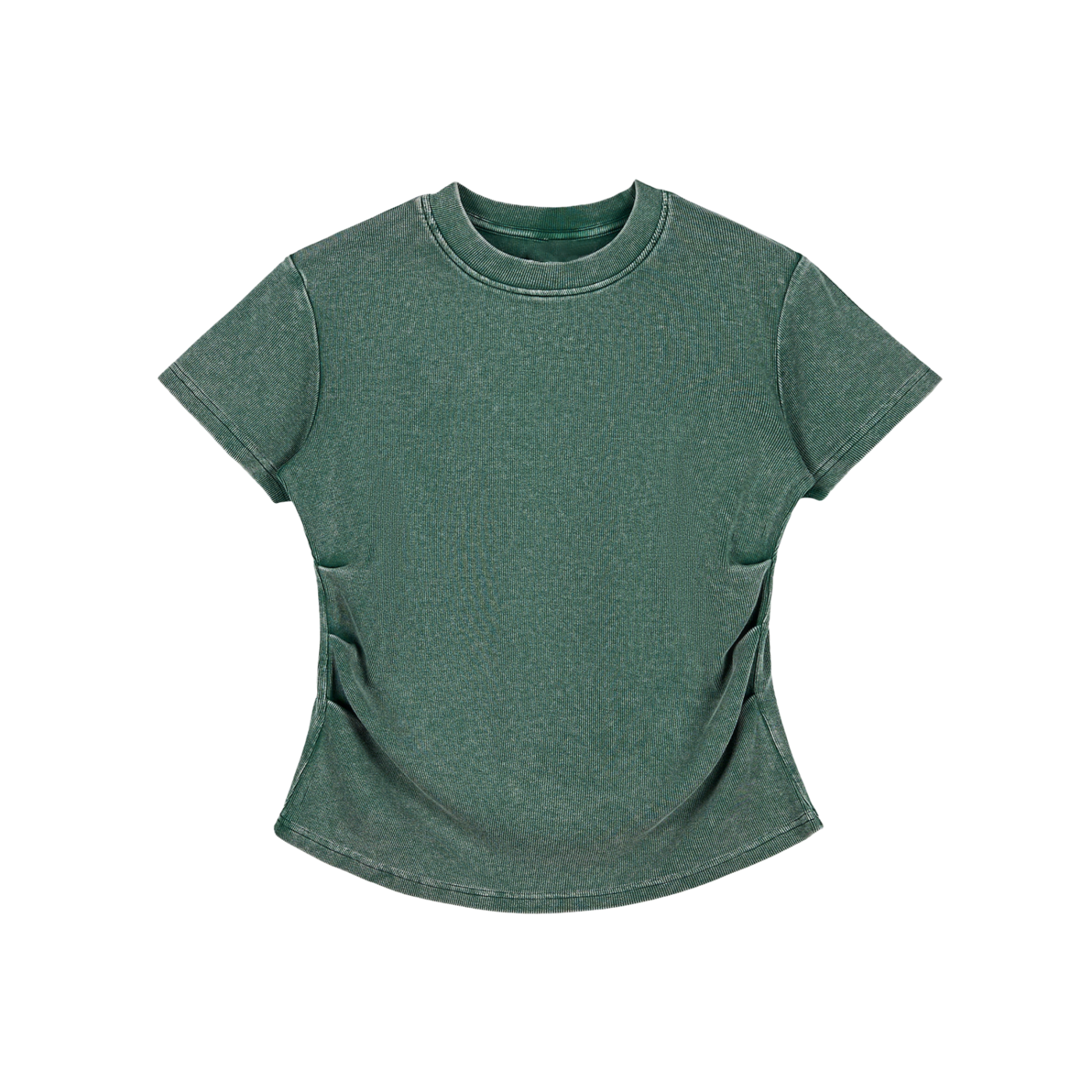 Vintage washed,Bodycon,Cotton t - shirt ,280gsm,Womens,Essentials