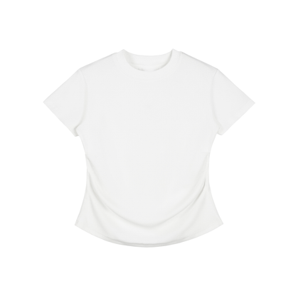 Vintage washed,Bodycon,Cotton t - shirt ,280gsm,Womens,Essentials