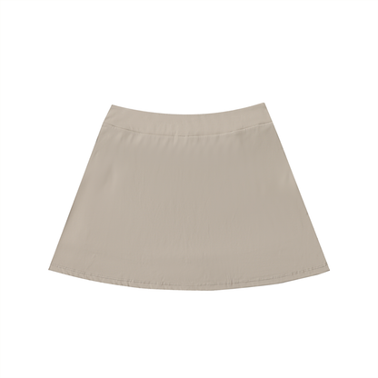High waist,Pocketed ,A line skirt,Women