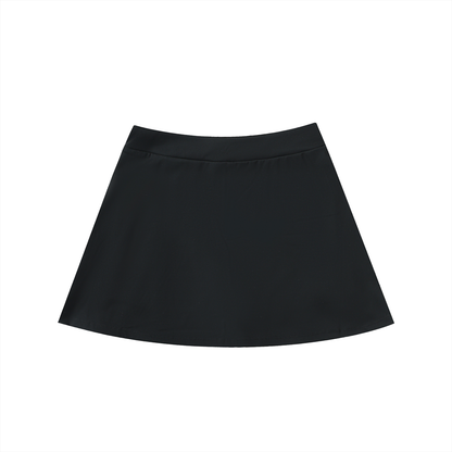 High waist,Pocketed ,A line skirt,Women