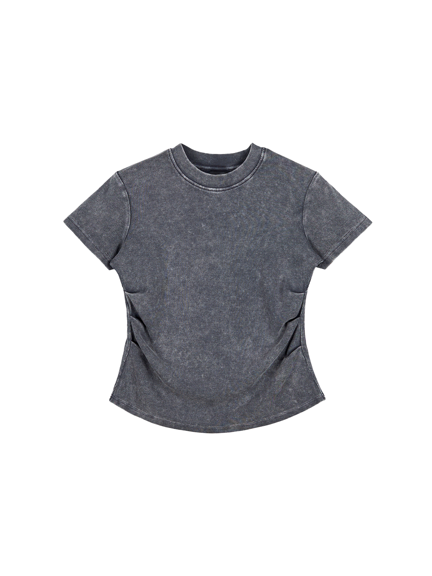 Vintage washed,Bodycon,Cotton t - shirt ,280gsm,Womens,Essentials