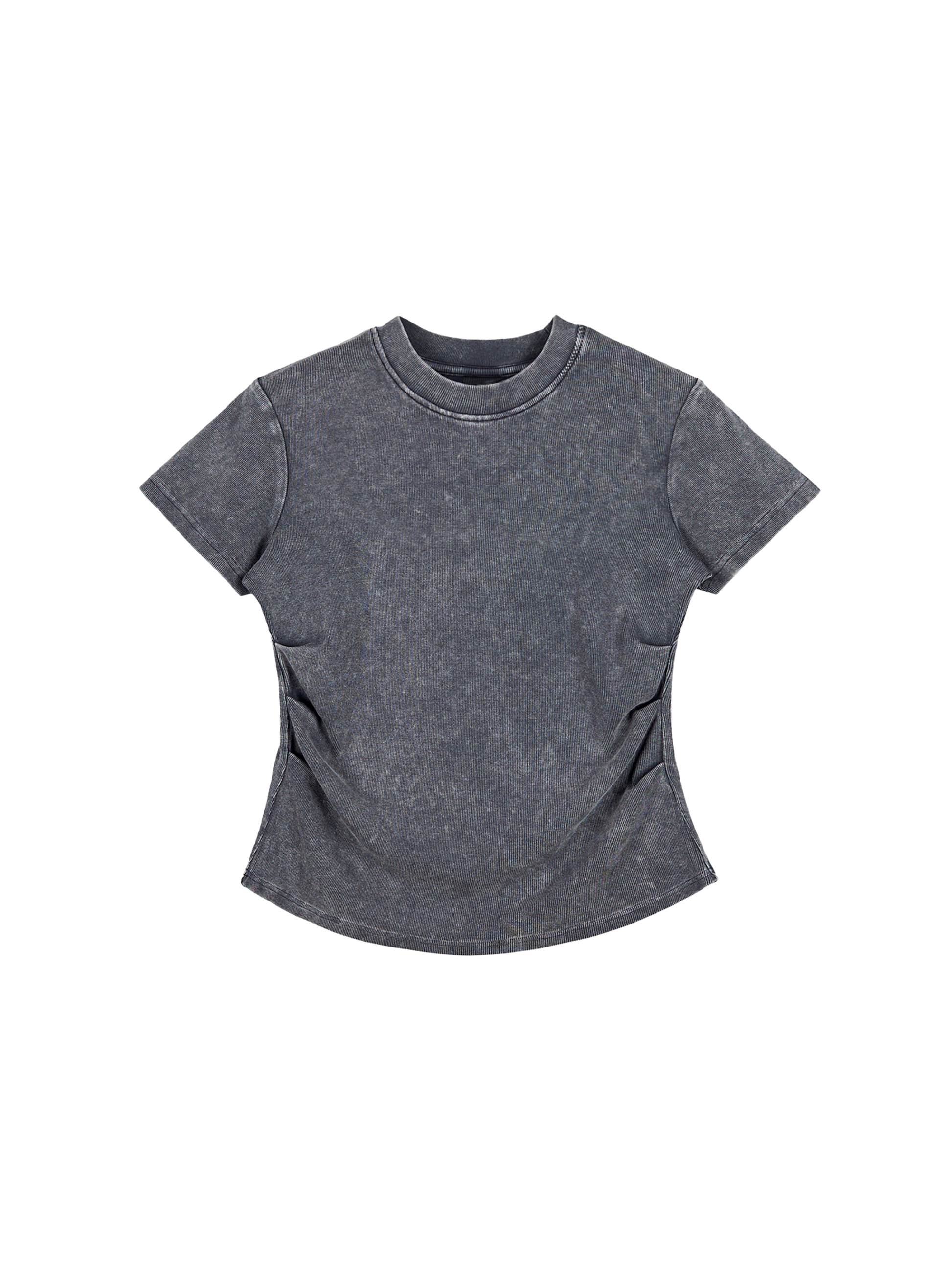 Vintage washed,Bodycon,Cotton t - shirt ,280gsm,Womens,Essentials